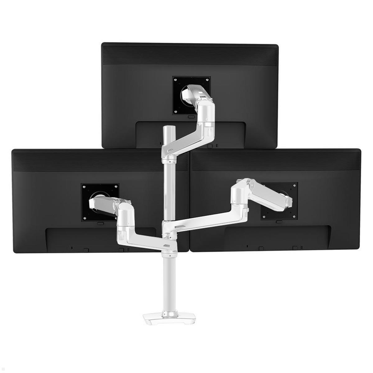 Ergotron LX Monitorhalterung für 3 Monitore 40 Zoll, weiß (45-509-2163) Ergotron LX Monitorhalterung für 3 Monitore 40 Zoll, weiß (45-509-2163)