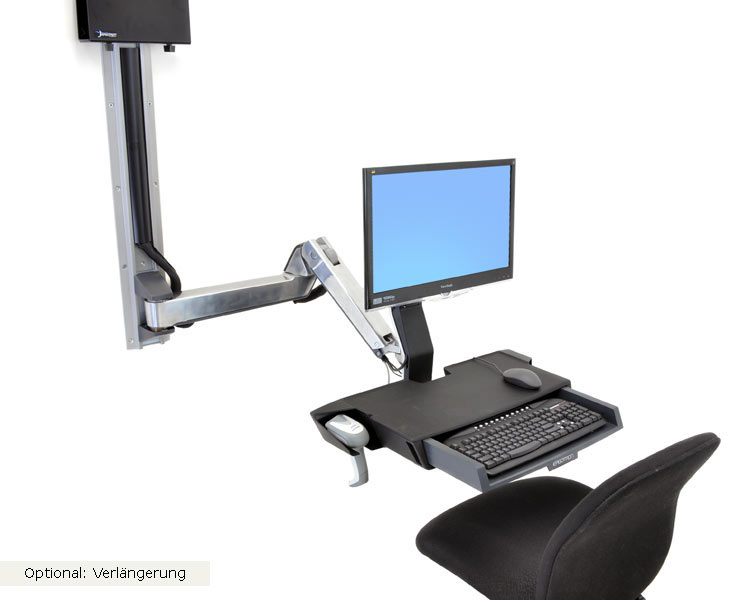 Shop Styleview Ergotron StyleView Sit-Stand Combo PC Halter 45-270-026