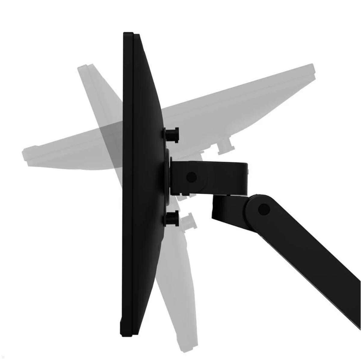 Ergotron LX Pro Monitor Tischhalterung mit hoher Säule (45-695-290), Neigung