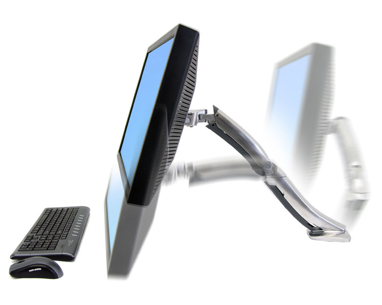 Ergotron 45-214-026  MX Monitor Tischhalterung Höhenverstellung Ergotron 45-214-026  MX Monitor Tischhalterung Höhenverstellung