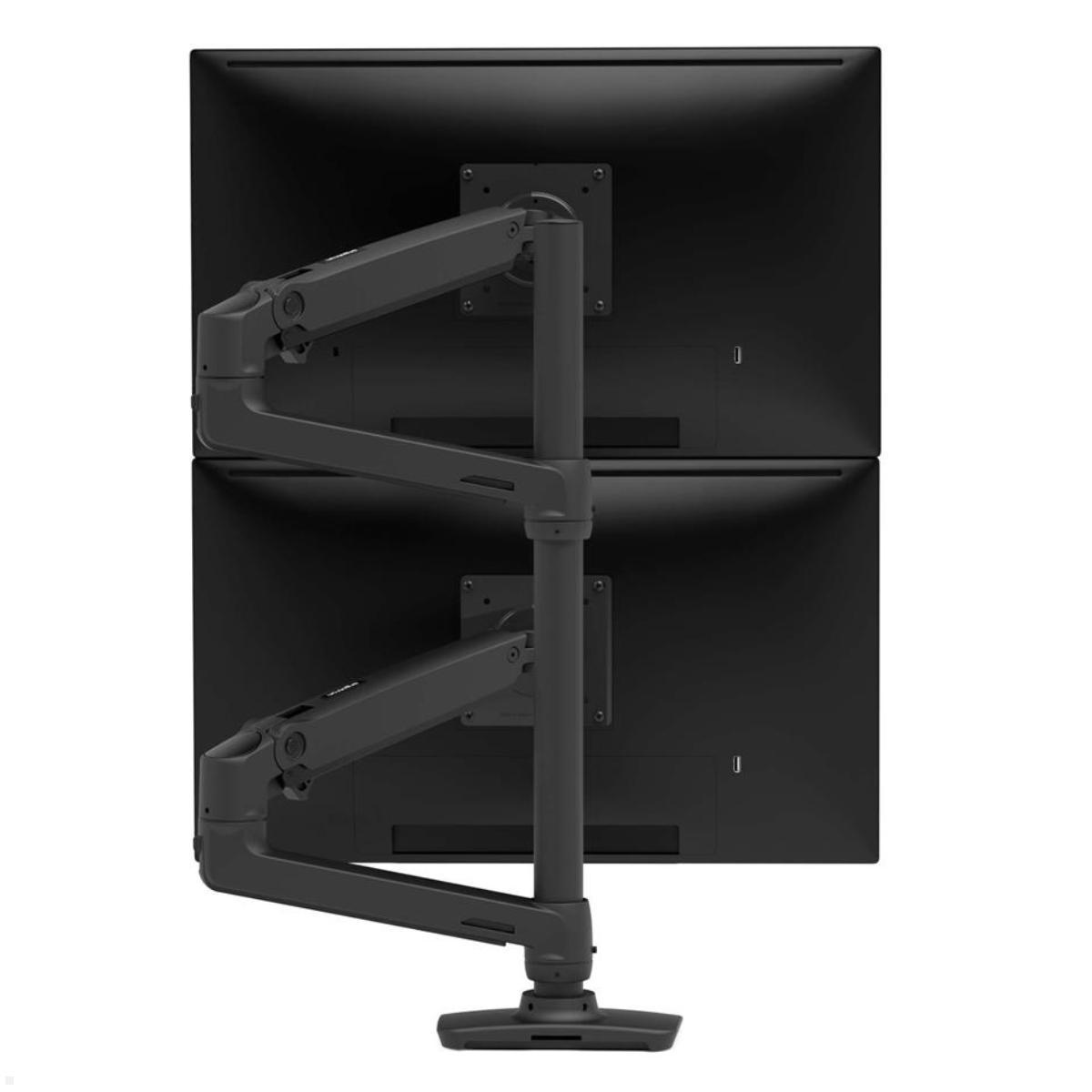 Monitorhalter für 2 Monitore Ergotron LX, schwarz (45-509-224)