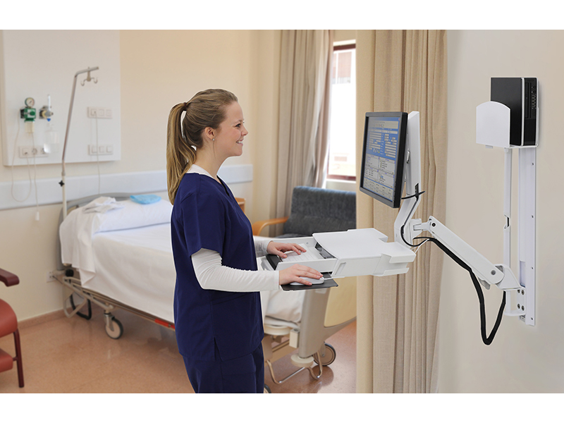 Ergotron StyleView Sitz-Steh Wandhalterung