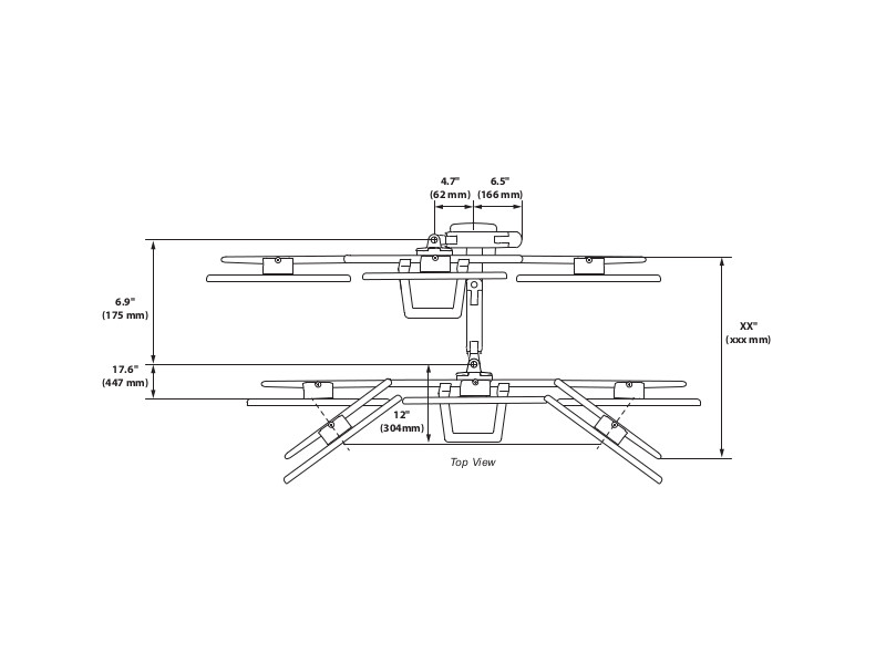Ergotron HX Arm 3-fach Monitor Tischhalterung Schwenkarm Ergotron HX Arm 3-fach Monitor Tischhalterung Schwenkarm