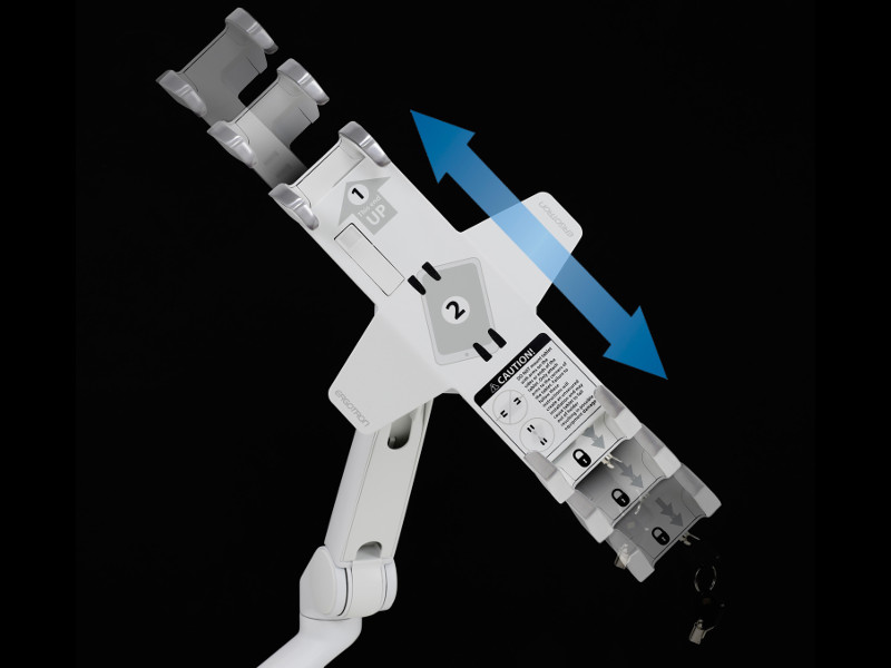 Ergotron 45-460-026 verschließbare Tablethalterung ausziehbar Ergotron 45-460-026 verschließbare Tablethalterung ausziehbar
