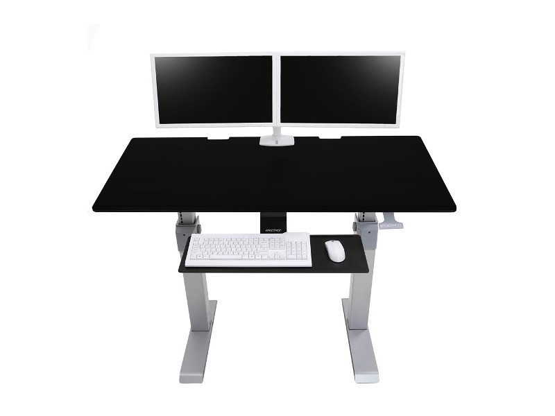 Ergotron WorkFit-DL 60 mobiler Sitz-Steh-Arbeitsplatz schwarz (24-568-F03) Arbeitsplatzorganisation