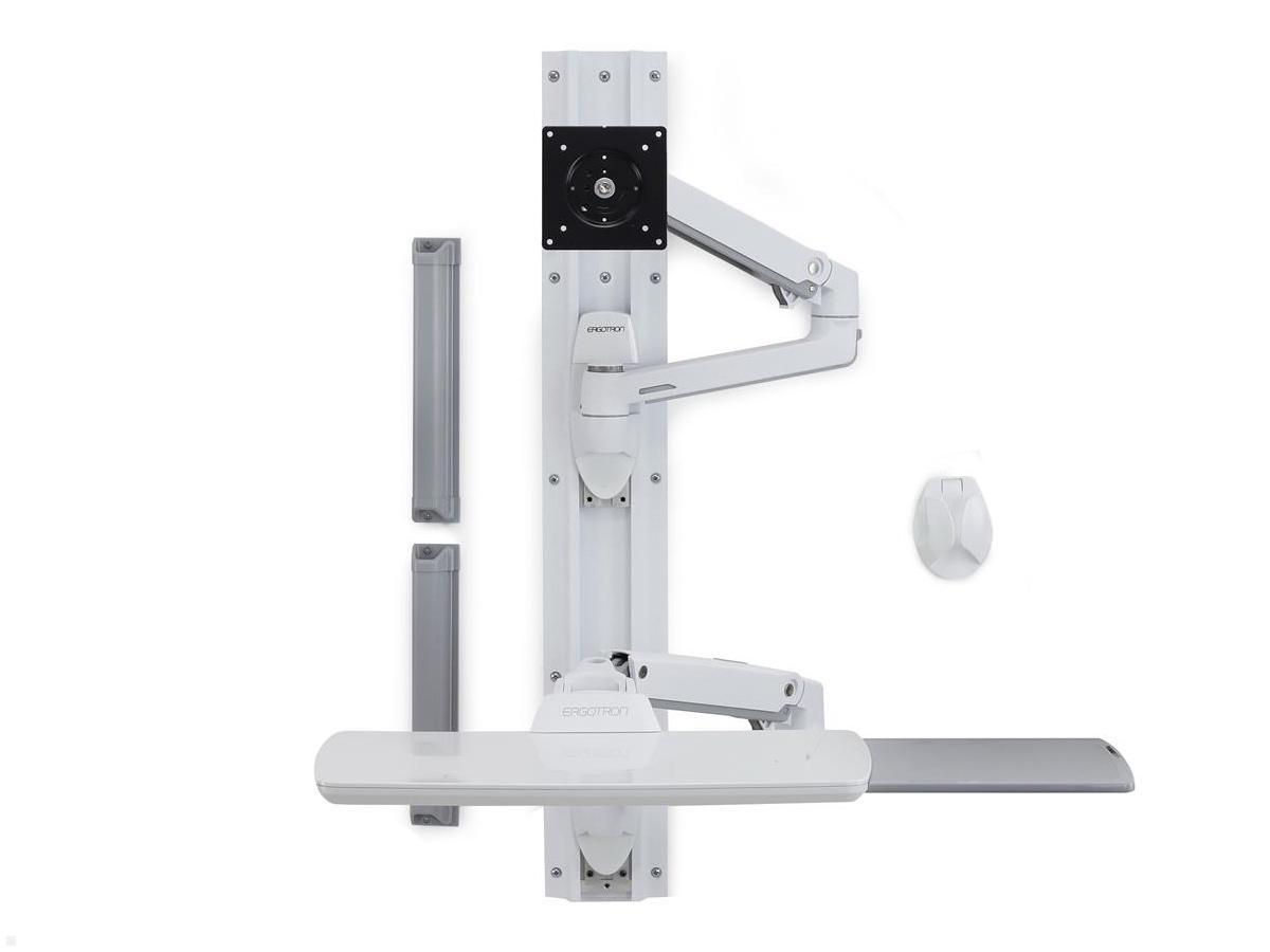 Monitor Wandhalterung, Ergotron  LX 45-551-216, schwenkbar, Vorderseite Monitor Wandhalterung, Ergotron  LX 45-551-216, schwenkbar, Vorderseite