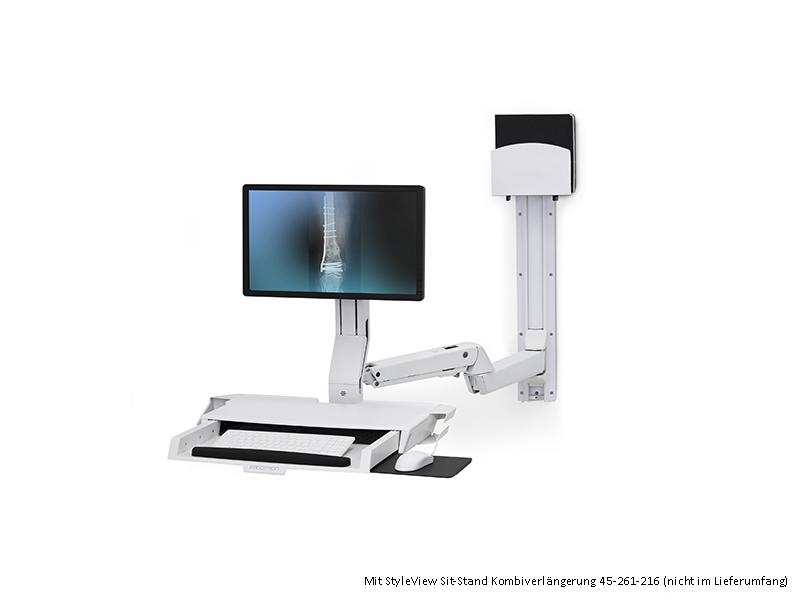 Ergotron StyleView Sitz-Steh Wandhalterung