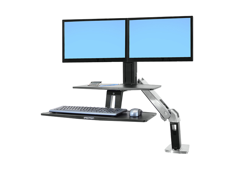 Ergotron WorkFit-A Dual Monitor Halterung mit Tastaturablage (24-392-026) Ergotron WorkFit-A Dual Monitor Halterung mit Tastaturablage (24-392-026)