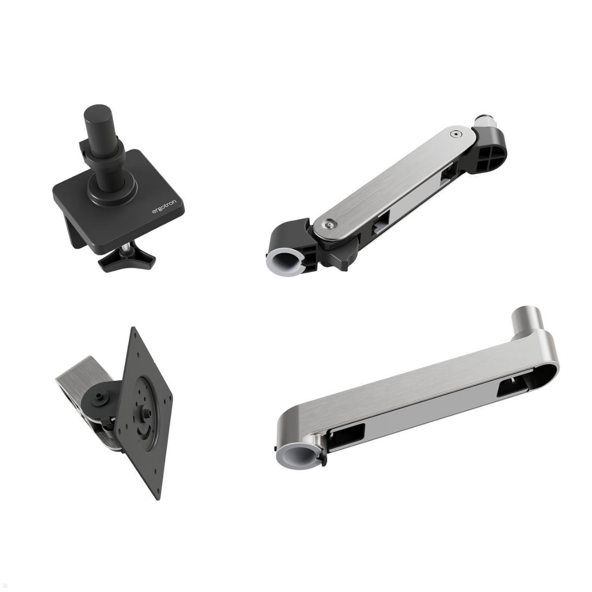 Ergotron LX Pro Monitor Tischhalterung schwenkbar bis 34 Zoll, Aluminium (45-682-026), höhenverstellbarer Monitorarm