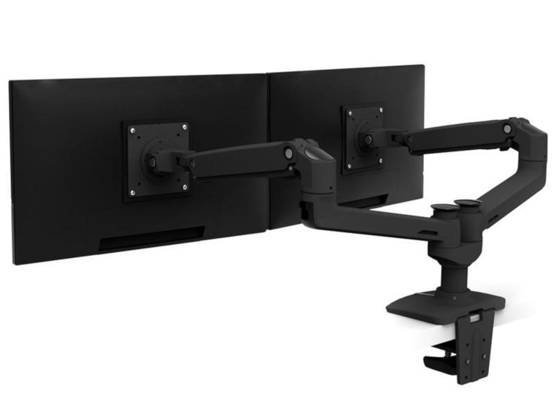 Ergotron LX Dual MonitorHalterung 2 Monitore, schwarz (45-245-224)