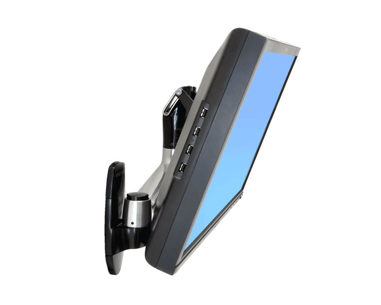 Ergotron 45-268-026 LX HD Wandhalterung mit Schwenkarm Neigung Ergotron 45-268-026 LX HD Wandhalterung mit Schwenkarm Neigung