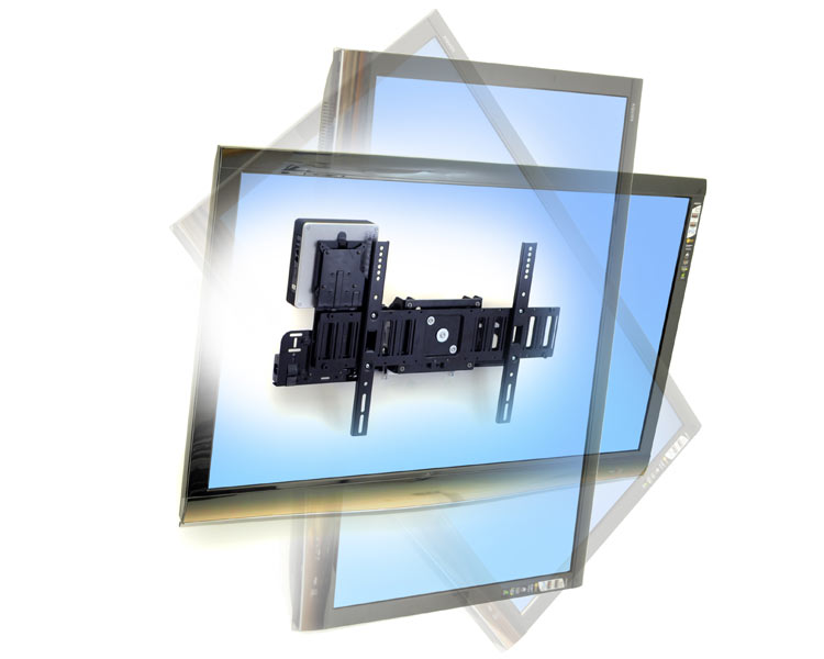Ergotron SIM90 Signage Integration Monitor Wandhalterung (60-600-009), Pivot Ergotron SIM90 Signage Integration Monitor Wandhalterung (60-600-009), Pivot