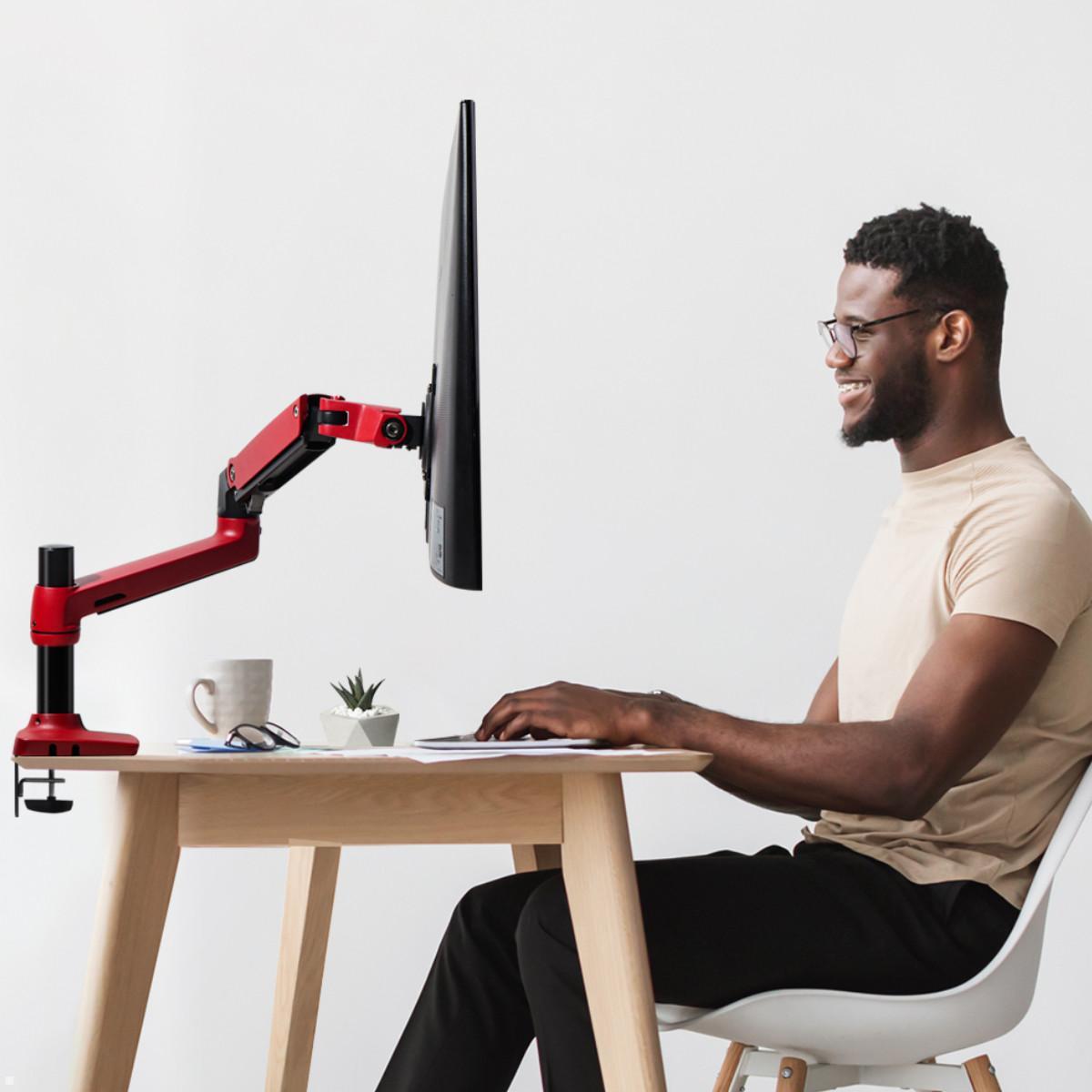 Ergotron LX Monitor Tischhalterung (45-490-285), ergonomisch Ergotron LX Monitor Tischhalterung (45-490-285), ergonomisch