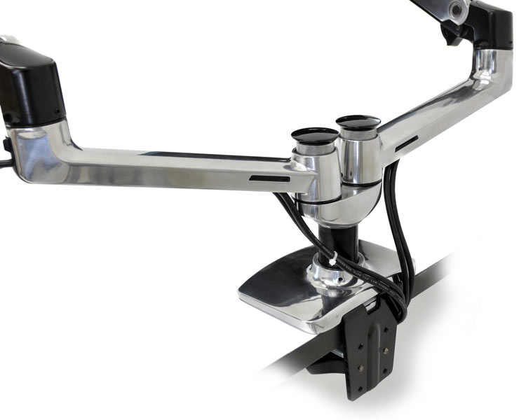 Ergotron LX Dual Tischhalterung für 2 Monitore nebeneinander (45-245-026)