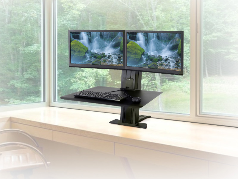 Ergotron 33-407-085 WorkFit SR Sit-Stand Homeoffice