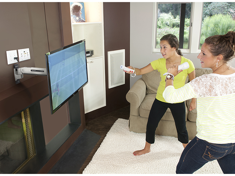 Ergotron Interaktiver Arm LD höhenverstellbare TV Wandhalterung 3 - 11 kg (45-361-026) Anwendungsbeispiel