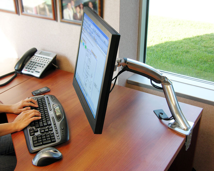 Ergotron 45-214-026  MX Monitor Tischhalterung Schreibtisch Ergotron 45-214-026  MX Monitor Tischhalterung Schreibtisch