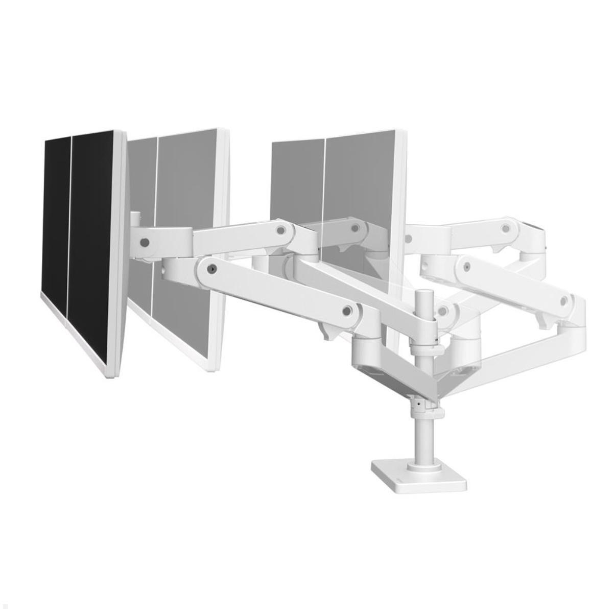 Ergotron LX Pro Dual Monitor Tischhalterung mit hoher Säule (45-690-290), weiß, ausziehbar