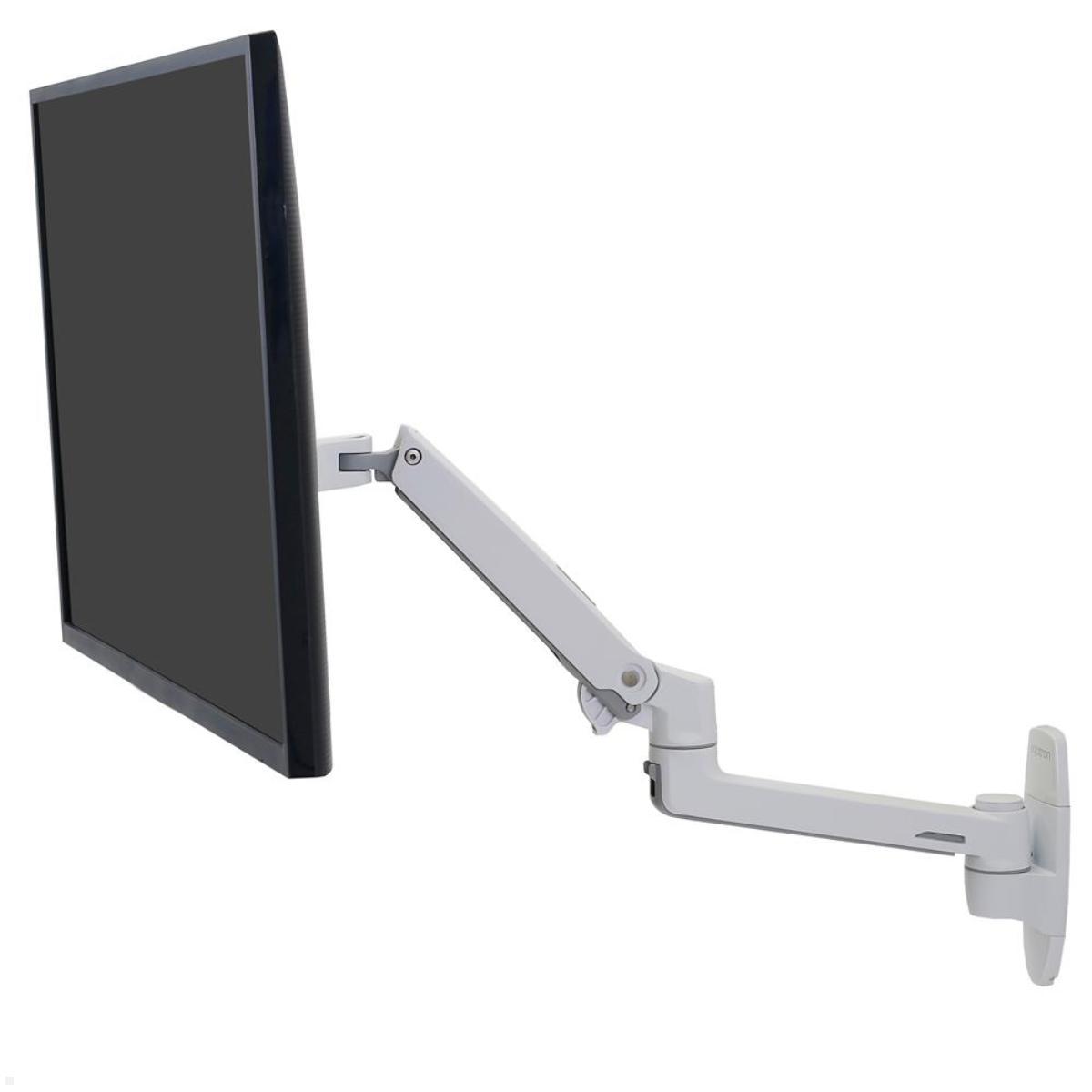 Ergotron HX Dual Monitor Arm für 2 Monitore, Wandhalterung (weiß