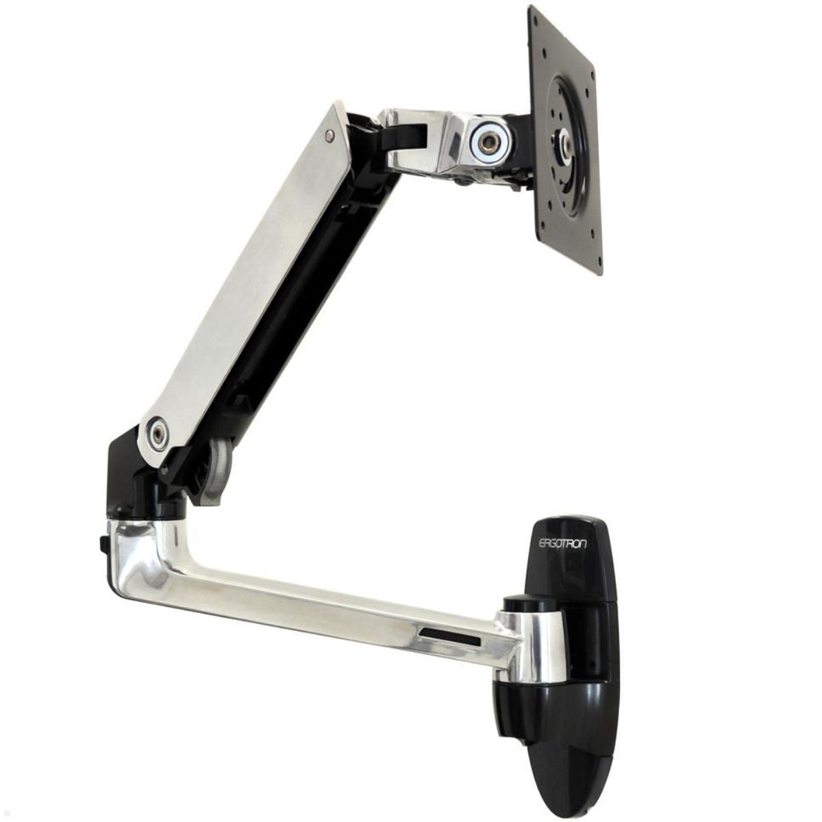 Ergotron LX Arm Monitorhalterung für Rohre / Säulen 46-50 mm, silber, schwenkbar Ergotron LX Arm Monitorhalterung für Rohre / Säulen 46-50 mm, silber, schwenkbar