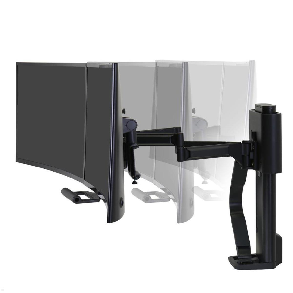 Ergotron TRACE Dual Monitor Tischhalterung (45-631-224), schwarz höhenverstellbar Ergotron TRACE Dual Monitor Tischhalterung (45-631-224), schwarz höhenverstellbar