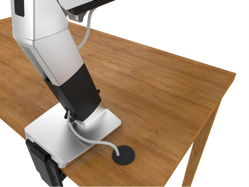 Ergotron WorkFit A Sitz-Steh-Arbeitsplatz für Apple (24-414-227) Tischbefestigung