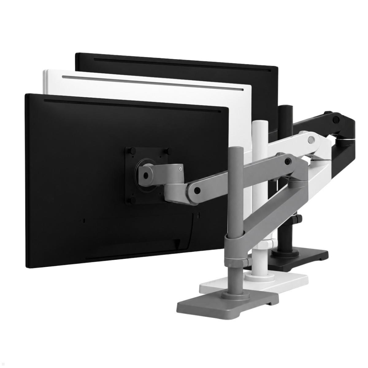 Ergotron LX Pro Monitorhalterung schwenkbar, Durchtisch, hohe Säule, Monitorarm schwenkbar