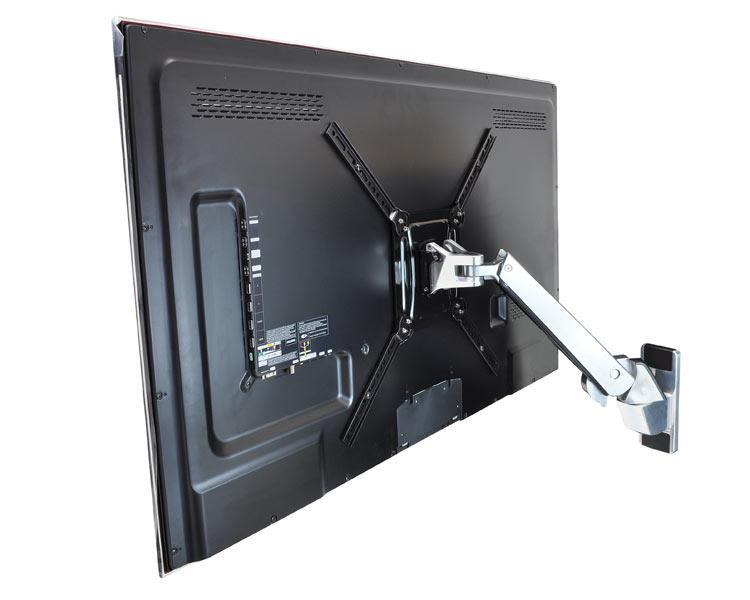 Ergotron interaktiver Arm HD höhenverstellbare TV Wandhalterung 8,2 -18,2 kg (45-296-026)  Ergotron interaktiver Arm HD höhenverstellbare TV Wandhalterung 8,2 -18,2 kg (45-296-026)