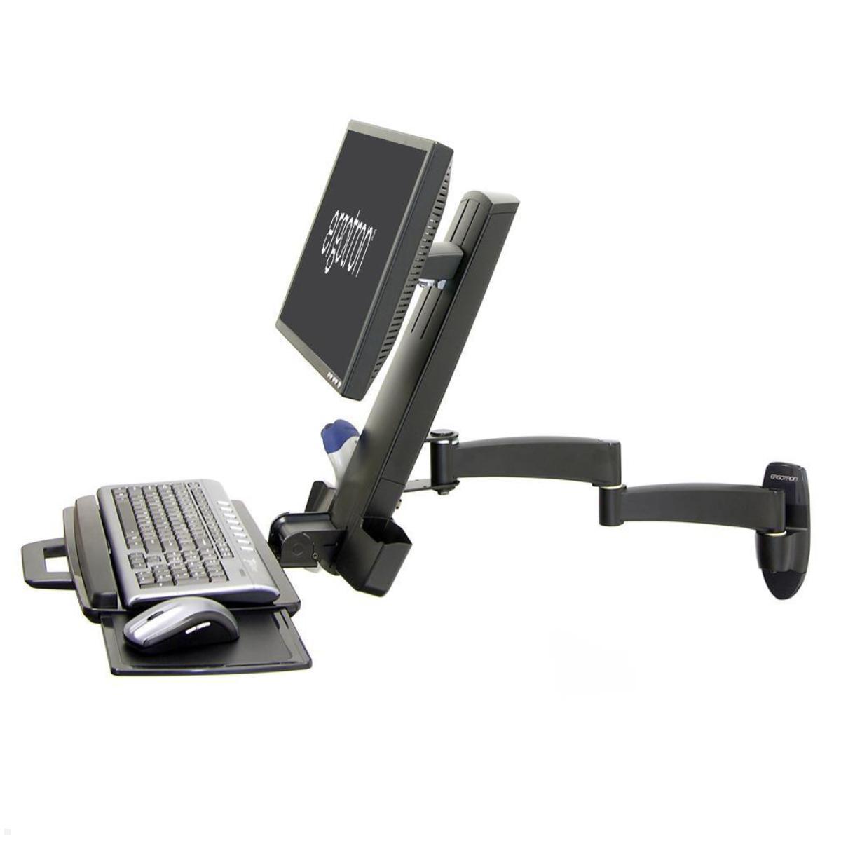 Ergotron Combo Arm der Serie 200 Wandhalterung schwarz (45-230-200) Ergotron Combo Arm der Serie 200 Wandhalterung schwarz (45-230-200)