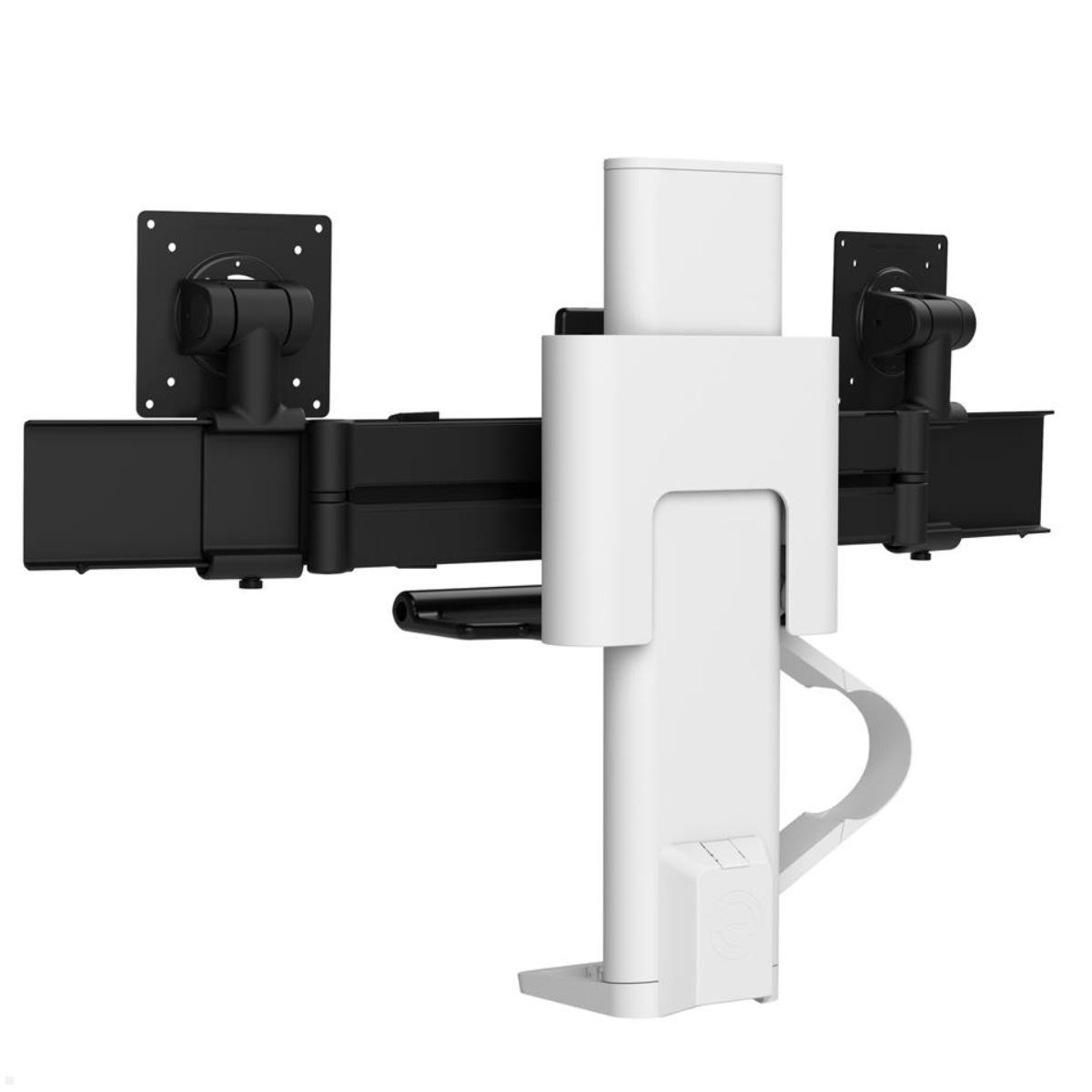 Ergotron TRACE Dual Monitor Tischhalterung (45-631-216), weiß Rückansicht Ergotron TRACE Dual Monitor Tischhalterung (45-631-216), weiß Rückansicht