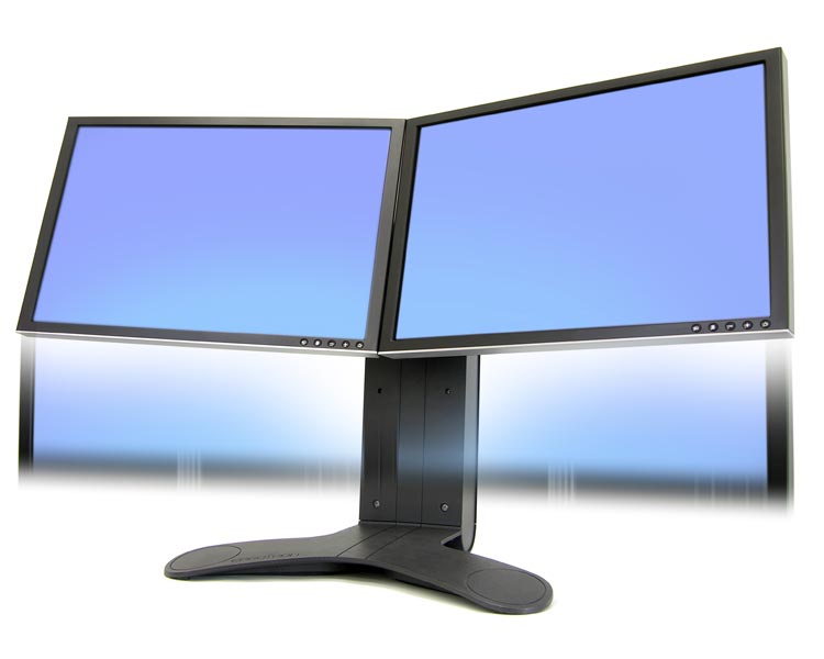 Ergotron LX Dual Lift 2 Monitore nebeneinander (33-299-195)