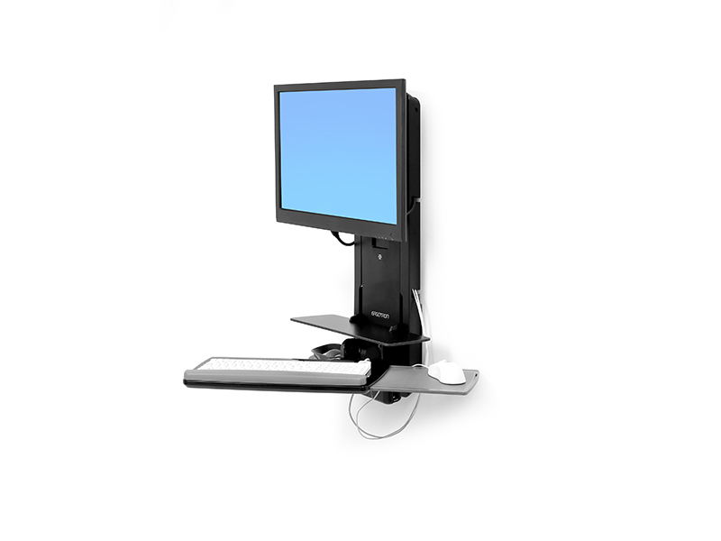 Ergotron StyleView Sitz-Steh Vertical Lift schwarz (61-080-085) Ergotron StyleView Sitz-Steh Vertical Lift schwarz (61-080-085)