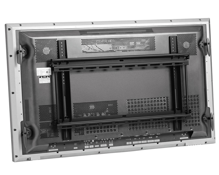 Ergotron Neo-Flex starre TV Wandhalterung UHD (60-614), Rückansicht am Fernseher Ergotron Neo-Flex starre TV Wandhalterung UHD (60-614), Rückansicht am Fernseher