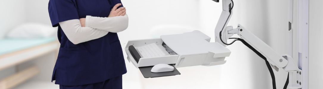 Ergotron StyleView – Medizinwagen und Wandhalterungen für Kliniken