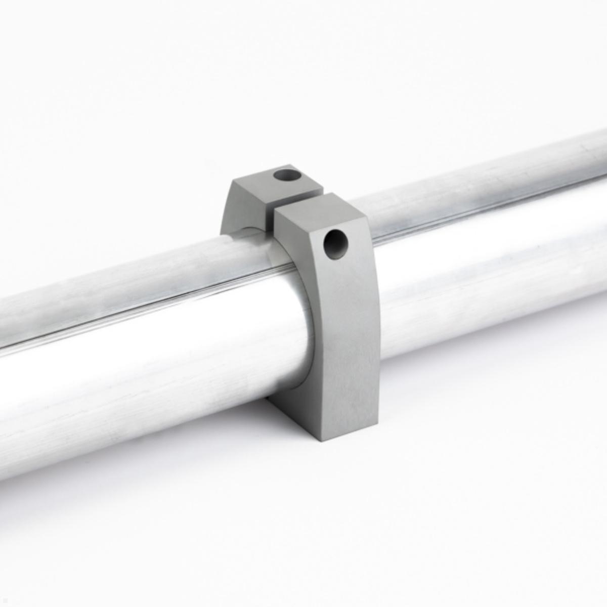 Ergotron LX Arm Monitorhalterung für Rohre / Säulen 46-50 mm, silber, Befestigungsring Ergotron LX Arm Monitorhalterung für Rohre / Säulen 46-50 mm, silber, Befestigungsring