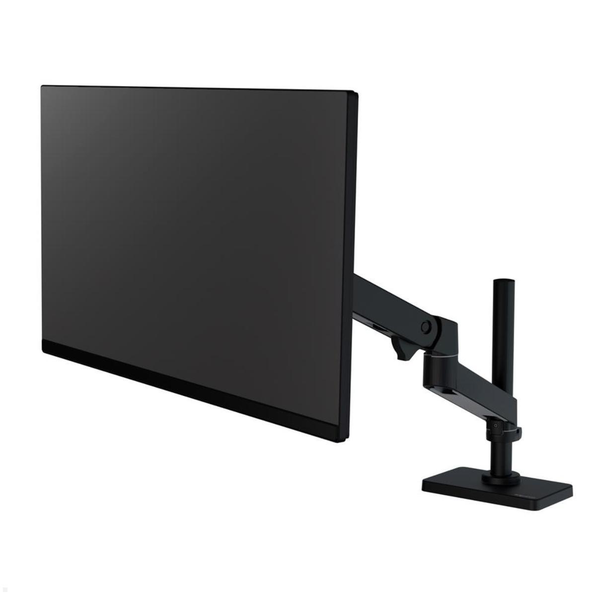 Ergotron LX Pro Monitor Tischhalterung mit hoher Säule (45-695-292), seitliche Vorderansicht Ergotron LX Pro Monitor Tischhalterung mit hoher Säule (45-695-292), seitliche Vorderansicht