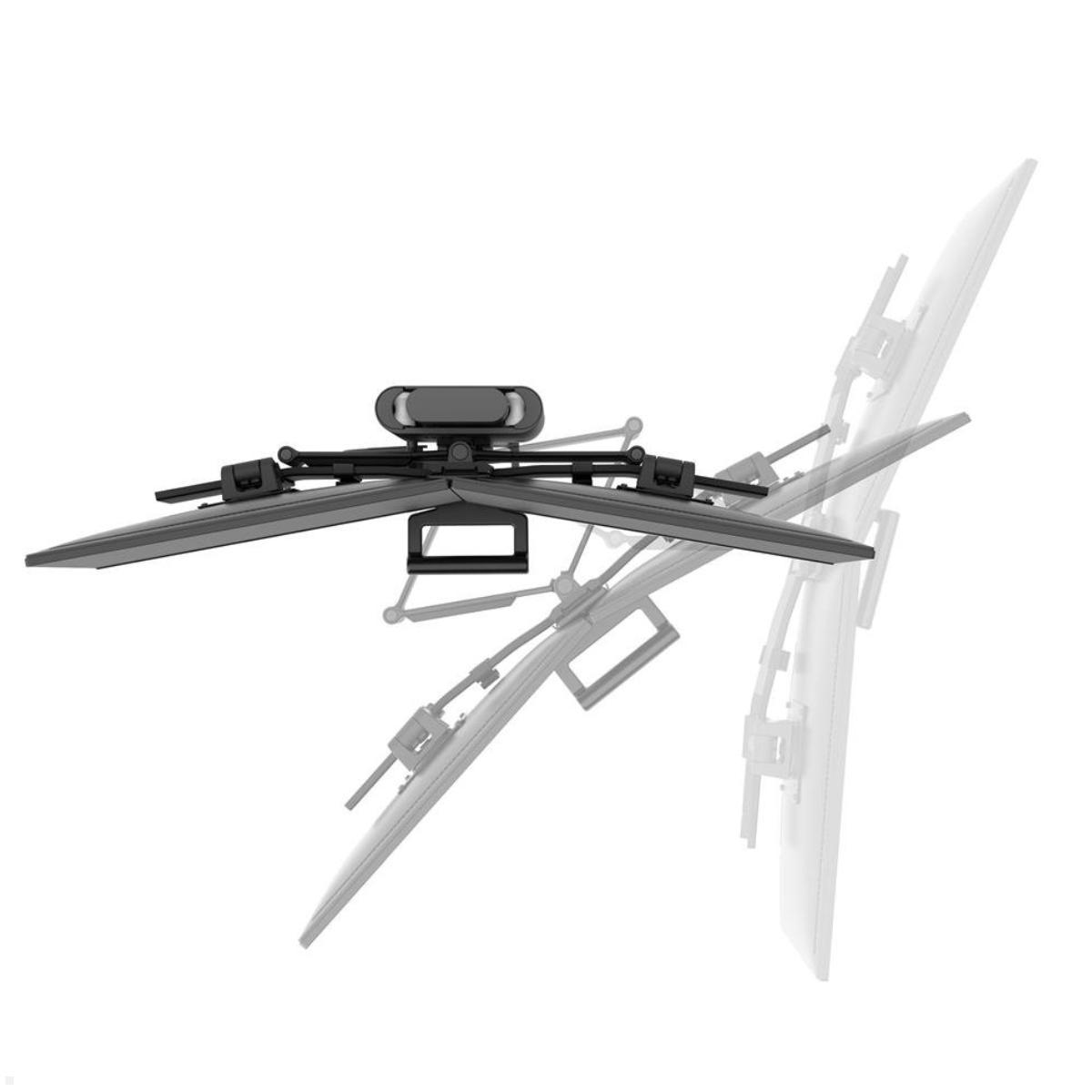 Ergotron TRACE Dual Monitor Tischhalterung (45-631-224), schwarz schwenkbar Ergotron TRACE Dual Monitor Tischhalterung (45-631-224), schwarz schwenkbar