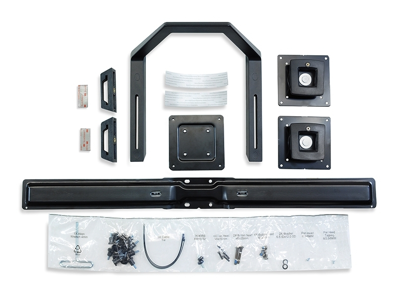 Ergotron Zubehör Doppel monitorhalterung Kit mit Justiergriff (97-783)