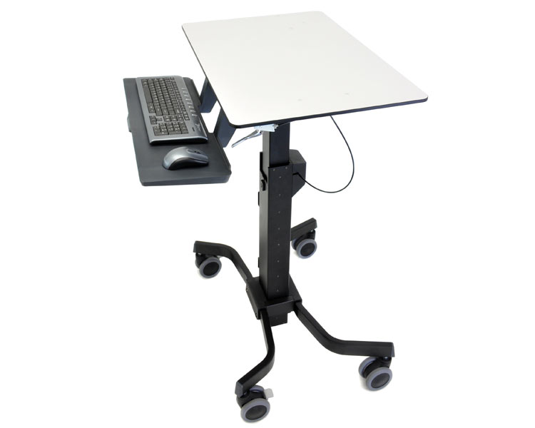 Ergotron TeachWell Steh Sitz Tisch mit Ablage und Rollen (24-220-055) Ergotron TeachWell Steh Sitz Tisch mit Ablage und Rollen (24-220-055)