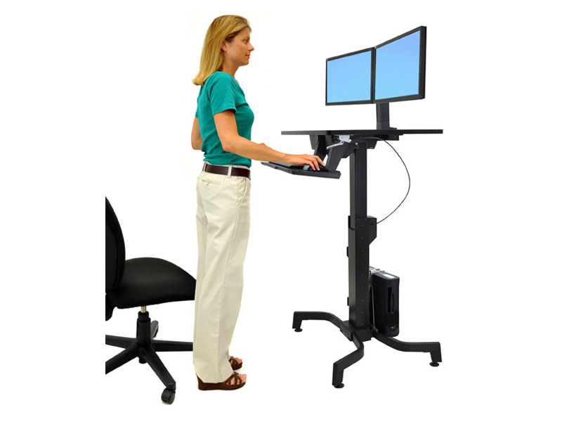 Ergotron WorkFit Dual-Monitor-Kit 97-904