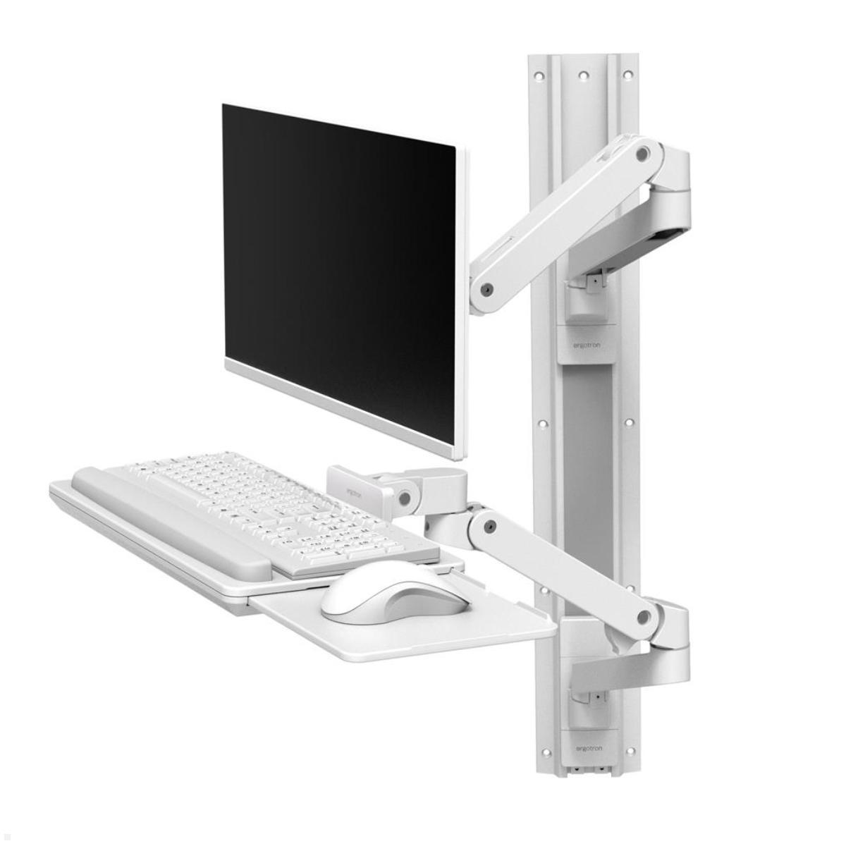 Ergotron LX Pro System Wandarbeitsplatz (45-696-290) bis 34 Zoll, weiß 