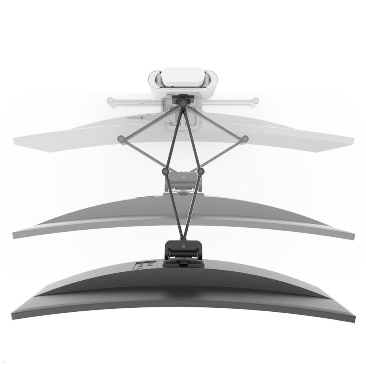 Ergotron TRACE Monitorhalterung mit flacher Tischklemme Verstellbar