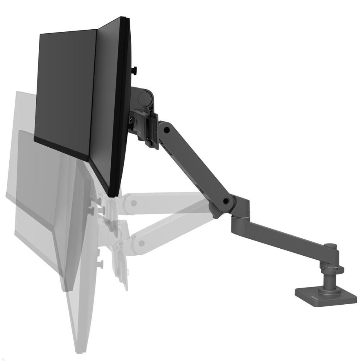 Ergotron LX Pro dual Monitor Tischhalterung bis 27 Zoll (45-684-293), grau, höhenverstellbar