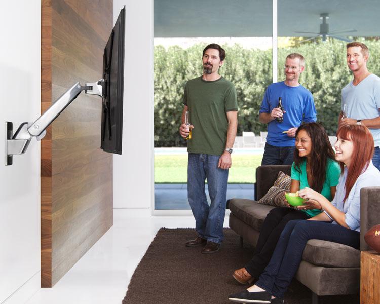 Ergotron interaktiver Arm HD höhenverstellbare TV Wandhalterung 8,2 -18,2 kg (45-296-026) 
