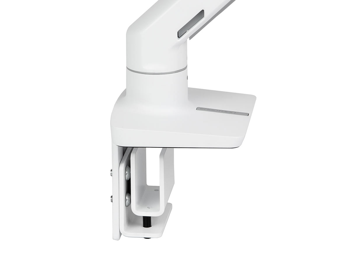 Ergotron LX Dual Tisch Monitorhalterung für USM Tisch, weiß (46-490-217) Detail USM Tischklemme Ergotron LX Dual Tisch Monitorhalterung für USM Tisch, weiß (46-490-217) Detail USM Tischklemme
