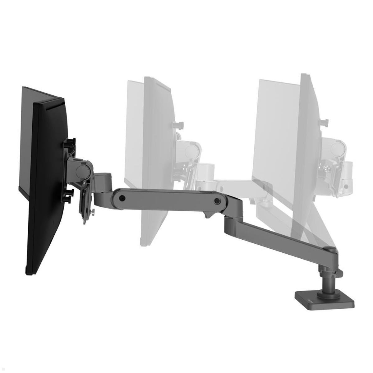 Ergotron LX Pro dual Monitor Tischhalterung bis 27 Zoll (45-684-293), grau, ausziehbar
