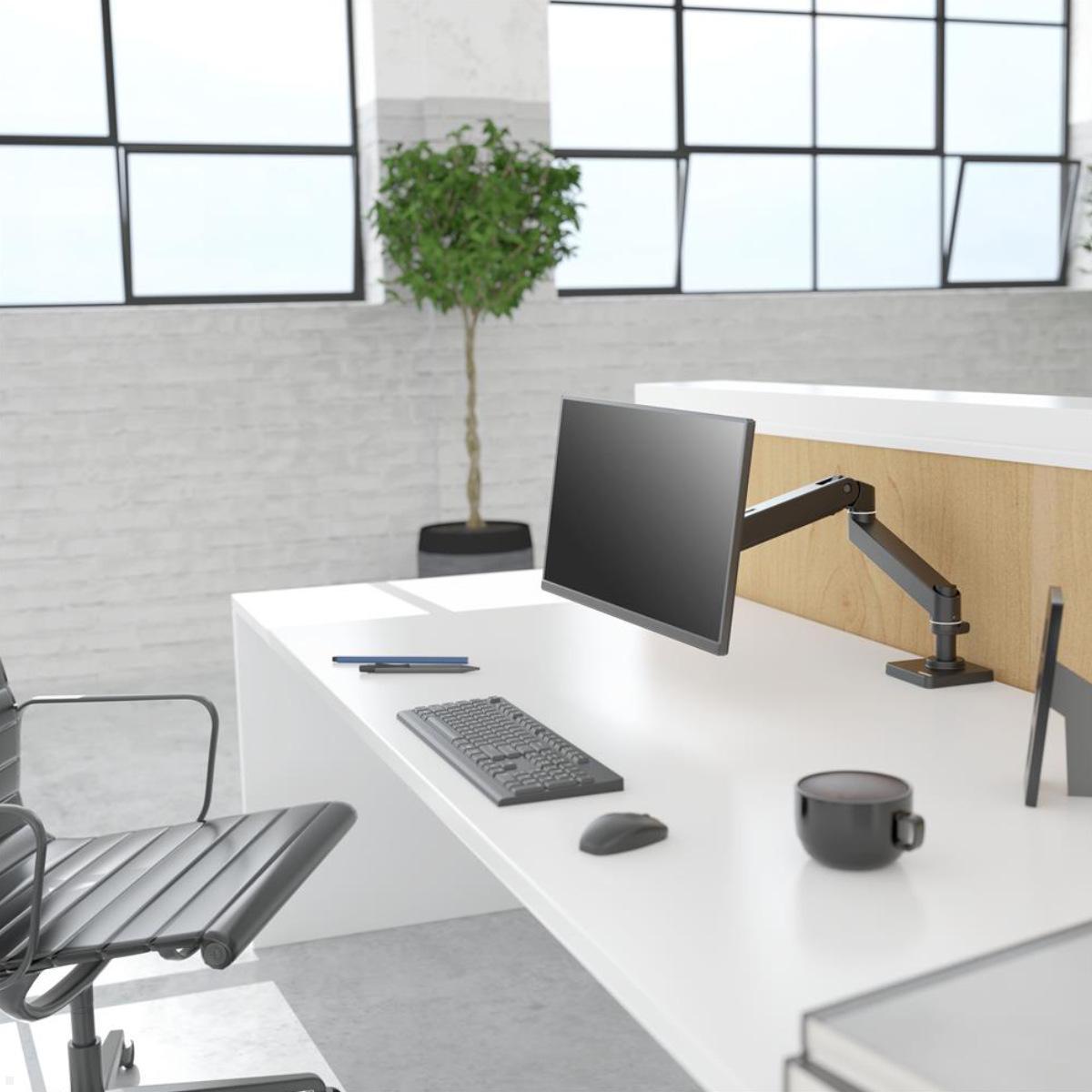 Ergotron LX Pro Monitor Tischhalterung schwenkbar bis 34", weiß (45-682-290) Anwendungsbild