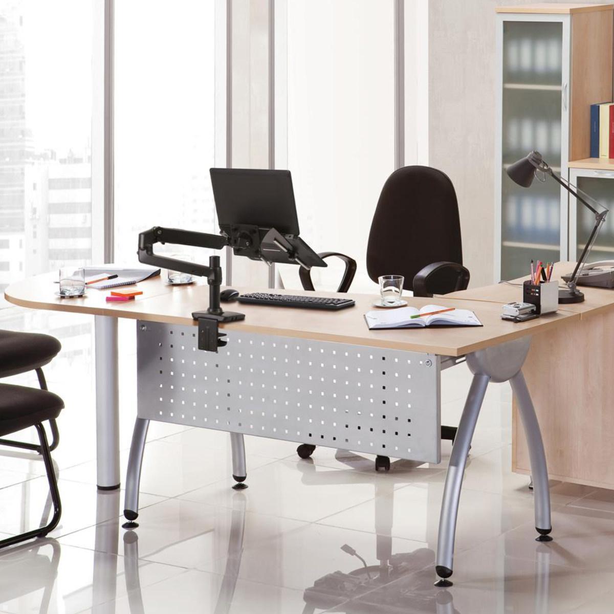 Ergotron LX Laptop Tischhalterung schwenkbar (45-241-524), schwarz Anwendungsbeispiel Home Office Set-Up Ergotron LX Laptop Tischhalterung schwenkbar (45-241-524), schwarz Anwendungsbeispiel Home Office Set-Up