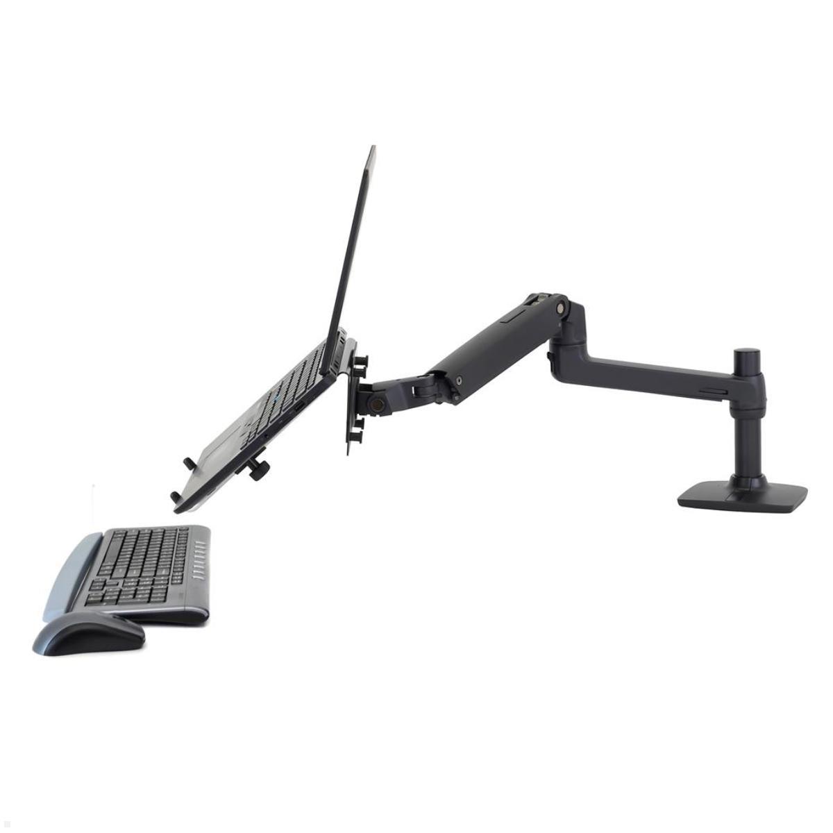 Ergotron LX Laptop Tischhalterung schwenkbar (45-241-524), schwarz ergonomisches Set-Up Ergotron LX Laptop Tischhalterung schwenkbar (45-241-524), schwarz ergonomisches Set-Up