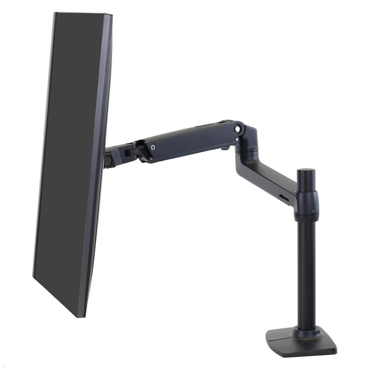 Ergotron LX Arm Monitor Halterung mit Tischklemme mit hoher Säule (45-537-224), schwarz Ergotron LX Arm Monitor Halterung mit Tischklemme mit hoher Säule (45-537-224), schwarz
